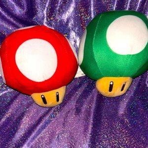 Super Mario Toad Head Plushies